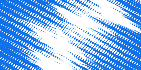 Fototapeta premium Minimal Abstract Blue Sport Grunge Design On Dark Background