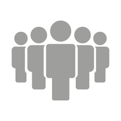 Flat illustration in grayscale. Avatar, user profile, person icon, profile picture. Suitable for social media profiles, icons, screensavers and as a template...