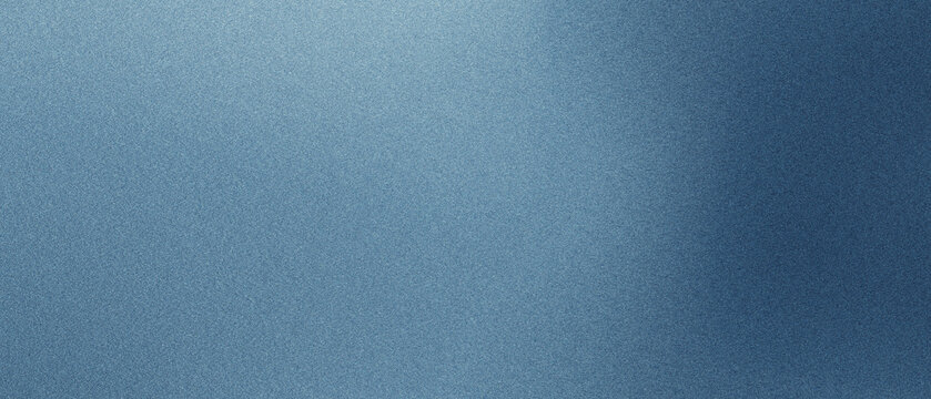 Blue gray abstract grainy noisy blurred gradient background smooth defocused color noise effect texture with copy space horizontal textured webpage header banner poster cover wallpaper backdrop design