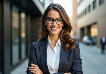 Successful Female Entrepreneur with a Vision, Representing Confidence, Innovation, and Strategic Leadership in Modern Business