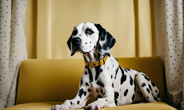 Video of a Dalmatian dog.