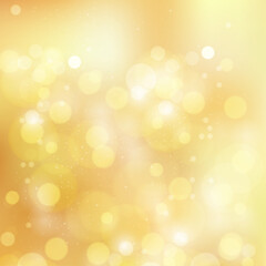 Abstract Beige Bokeh Lights Backdrop