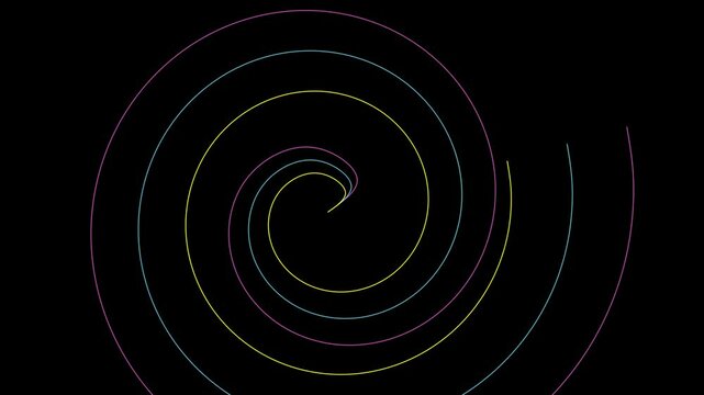 abstract background with spiral which starts from single point