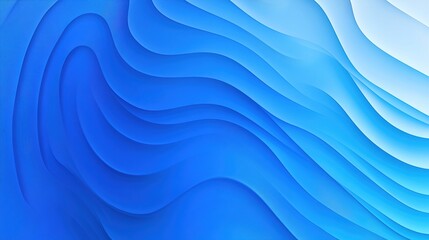 Abstract Blue Wave Background Design