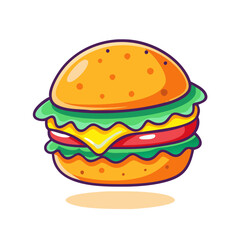 burger cartoon 