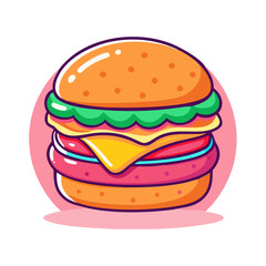 burger cartoon 