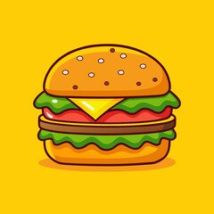 burger cartoon 
