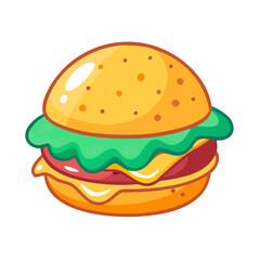 burger cartoon 