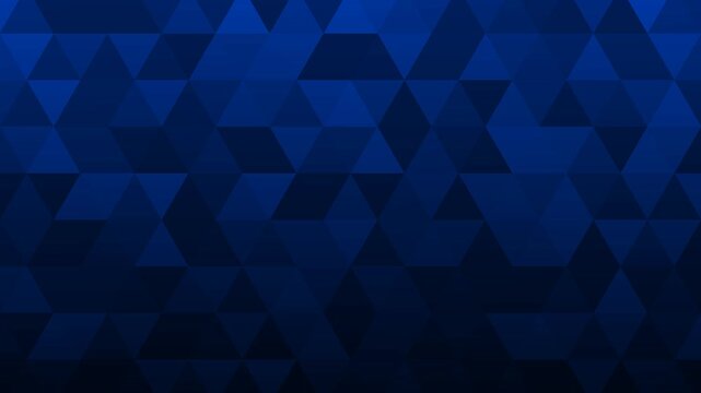 blue triangles geometric grid pattern background 