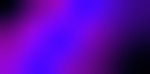 Blue purple grainy gradient vertical glowing abstract light wave on black noise texture background .Neon purple blue and orange colorful gradient background Best design for your ad, poster, bann.er