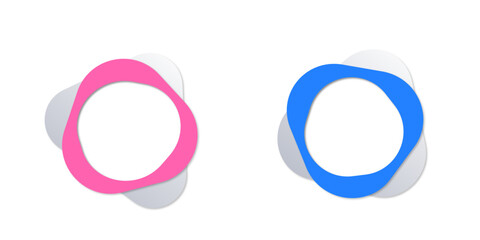 vector colored frames for your text