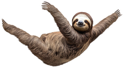 Obraz premium Close-up images of an otter, bear, and cub set against a white background, showcasing cute young mammals in their natural habitats