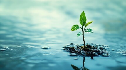 Strategic investment budget management for sustainable financial growth depicted on a calming background. High quality illustration