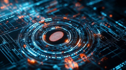 optics background with spots