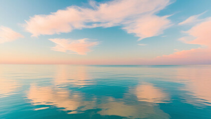 Obraz premium Sunset Over The Sea