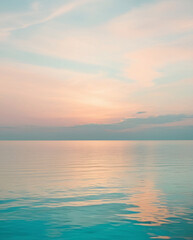 Fototapeta premium Sunset Over The Sea