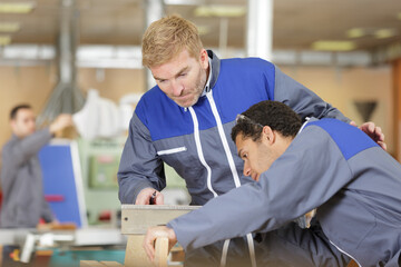 tutor watching student in course