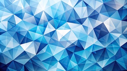Fototapeta premium Blue and white abstract geometric shapes background
