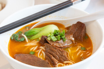 Beef noodle soup, Chinese Taiwanese cuisine