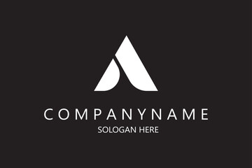 Initial letter A logo and wings symbol. Wings design element, initial Letter A logo Icon, Initial Logo Template