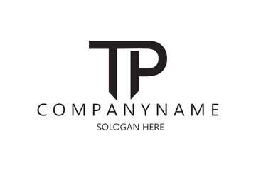TP letter logo design and vector image 