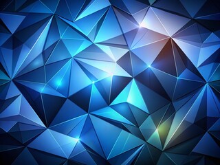 Obraz premium Abstract Modern Dark Blue Triangle Background - Creative Design Elements for Contemporary Art and Digital Projects