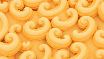 Illustration of baked goods or bagels texture, perfect for bakery-themed designs or food visuals.