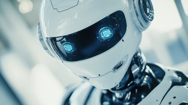 A robotic teacher prototype, lifelike design with educational tools and teaching capabilities, Futuristic style