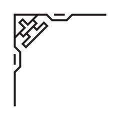Modern Corner Border