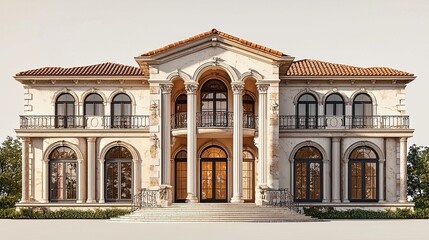Obraz premium Magnificent Italianate Mansion