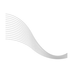 Abstract Wave Line
