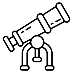 Telescope  Icon Element For Design