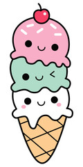 Kawaii Ice Cream