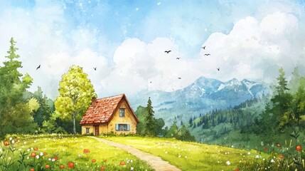 Tranquil Mountain Retreat. A charming Country Cabin by the River and Mountains