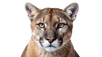 Obraz premium Puma on White Background. 