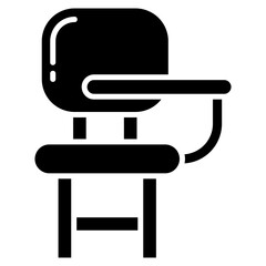 Desk Chair  Icon Element For Design