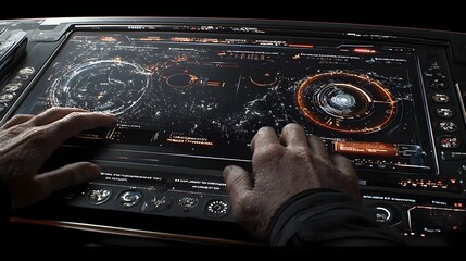 Innovative tabletop game featuring holographic animations that dynamically showcase the strategic progression and technological advancements of the gameplay experience