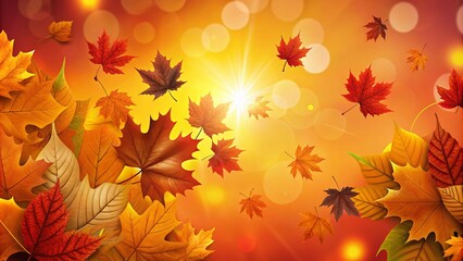Autumn Sale Banners with Color Gradients and Fall Leaves for Discounts and Promotions