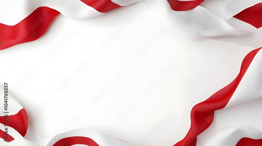 Poster minimalist union jack design with soft gradient tones and ample copy space
