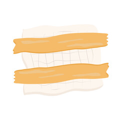 Gauze and plaster vector