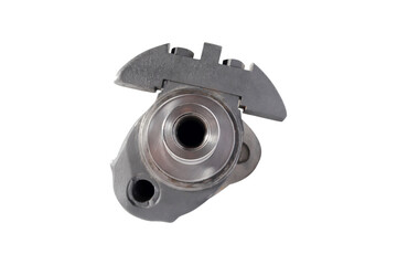 Engine Crankshaft on a white background
