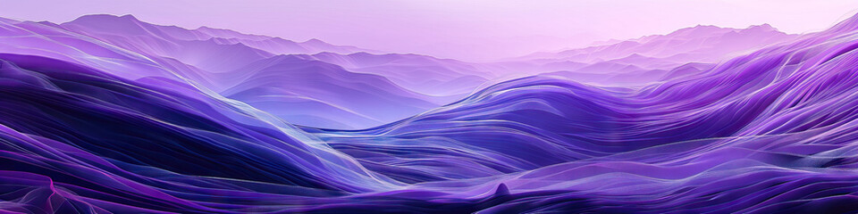 Obraz premium Purple Haze of Abstract Landscape: A dreamy, ethereal landscape filled with swirling hues of purple and lavender.
