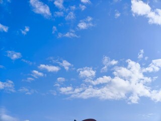 blue sky with clouds