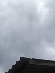 clouds over the city