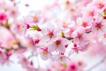 Obraz premium Cherry blossom blooming in spring