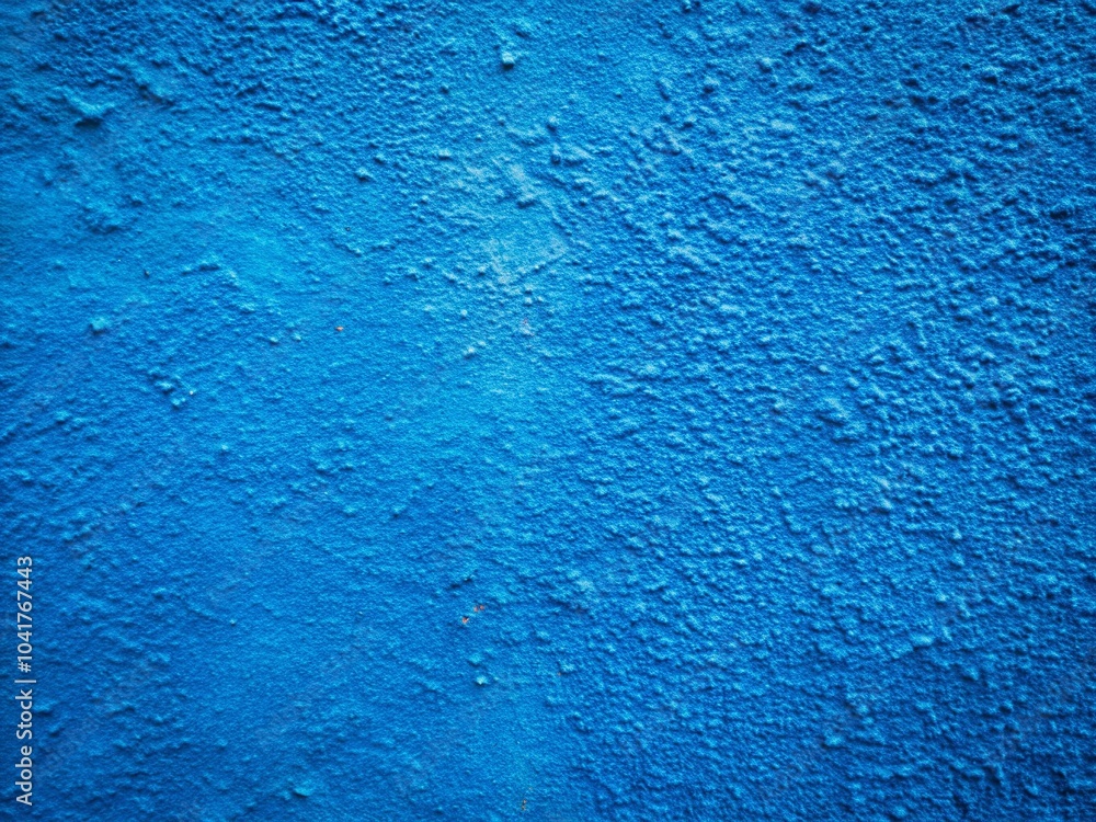 Poster blue clean color abstract cement texture background with copy space for text in double exposure phot