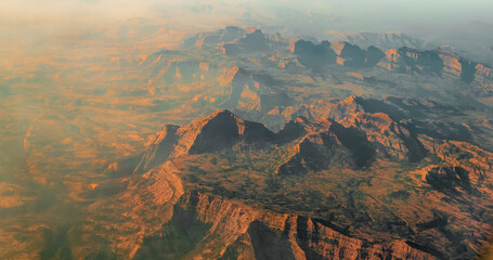 Lake Arthur, Maharashtra, India. Western Ghats, Sahyadris, is a mountain range that stretches 1,600...