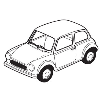 recommend clip art: Clean Car Silhouette Vector Graphic on White Background.