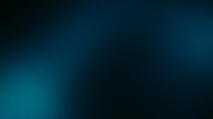 Abstract dark blue color wave grainy gradient background design, flow shaped noisy gradient, web banner, cover, header, poster, copy space