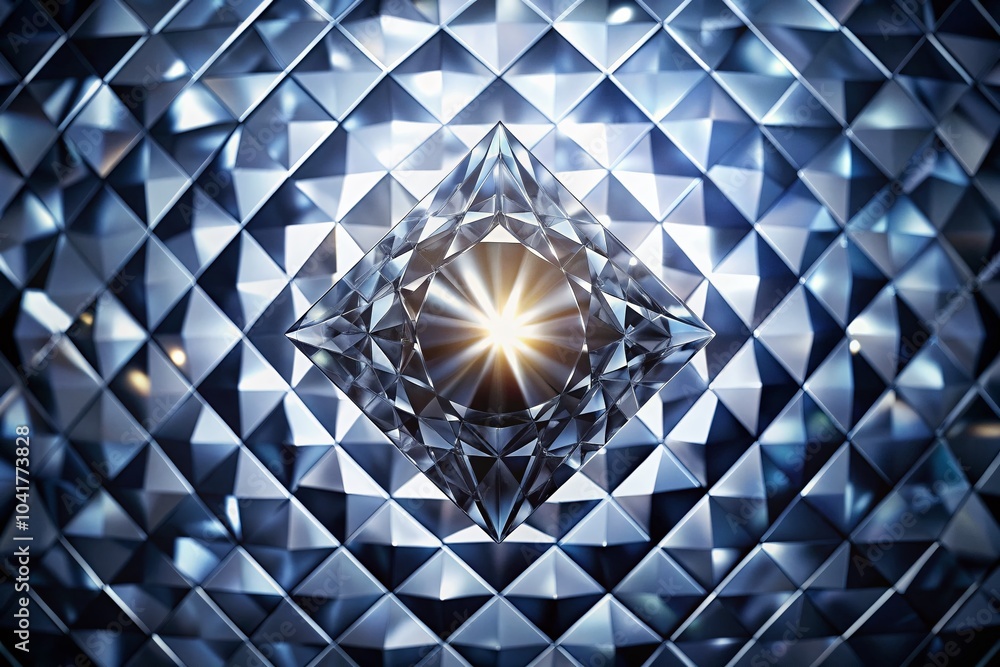 Aufkleber bright white grey diamond pattern abstract motion background for dynamic visual content